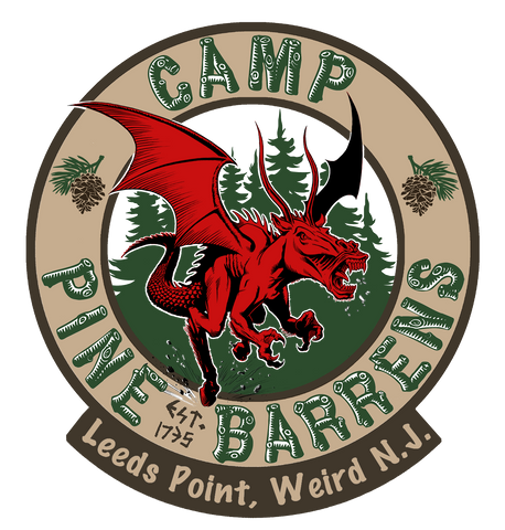 Camp Pine Barrens Vinyl Sticker