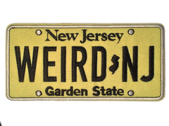 Weird NJ License Plate Patch