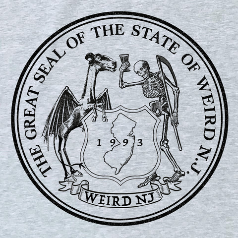 Weird NJ State Seal T-shirt