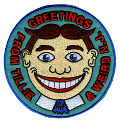 GREETINGS FROM TILLIE & WEIRD N.J.! Embroidered Patch